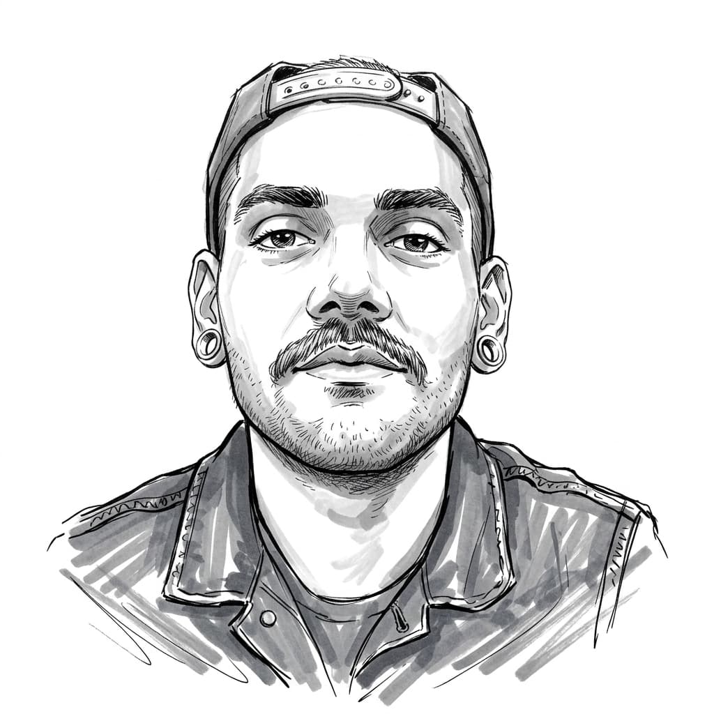 Retrato de Gustavo Leite Oliveira